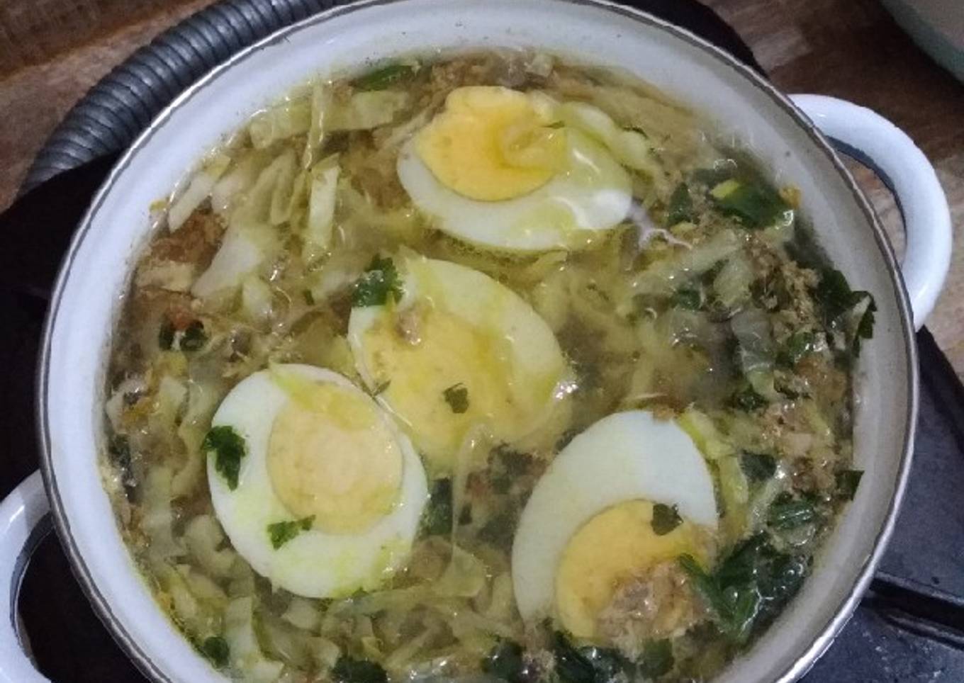 Soto PSBB - Sisa ungkep ayam kuning