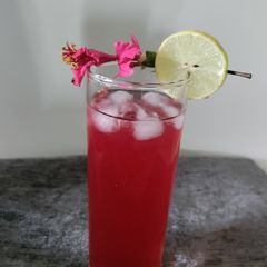 A picture of Hibiscus Tea.