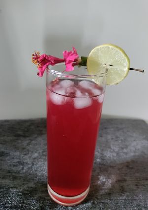 A picture of Hibiscus Tea.