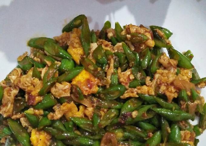 Langkah Mudah untuk Membuat Orak arik telur buncis bumbu simple Anti Gagal