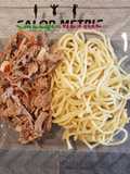 20. Carne deshebrada con espagueti