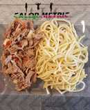 20. Carne deshebrada con espagueti