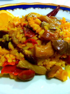Una foto de Arroz rápido con setas y atún en olla express