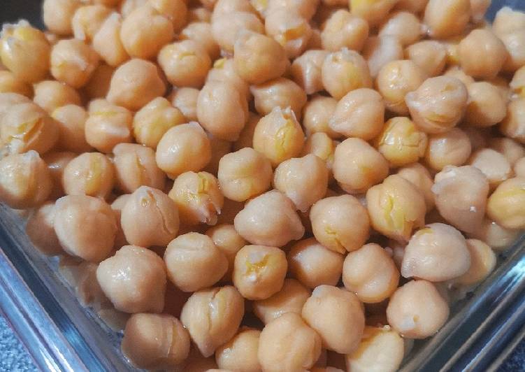 Garbanzos cocidos (Thermomix)