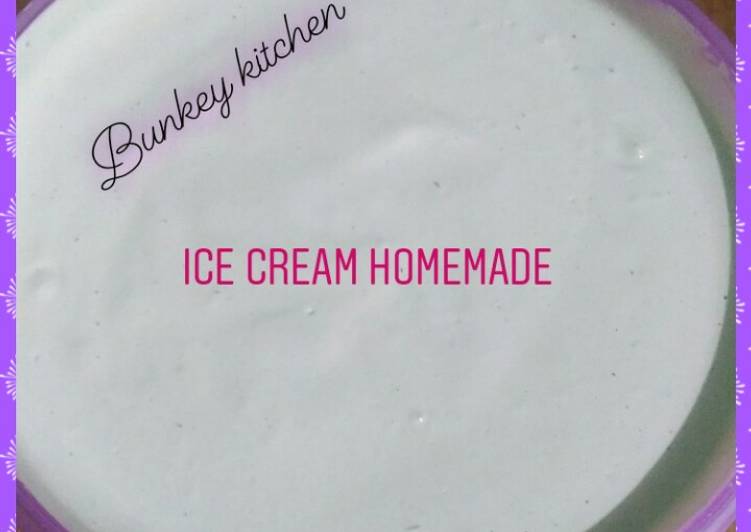 Ice cream homemade