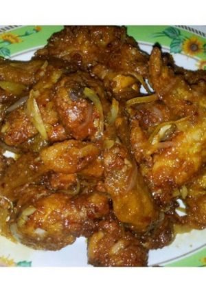 Foto resep Spicy, sweet and sour chicken wings