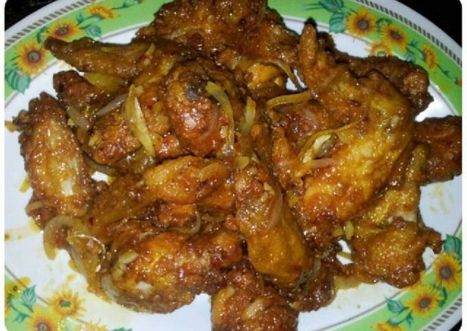 Resep Spicy, sweet and sour chicken wings, Menggugah Selera