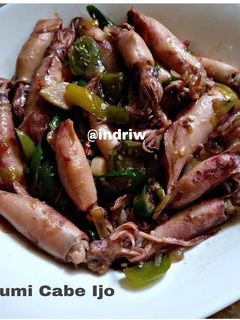 Foto resep Cumi Asin Cabe Ijo