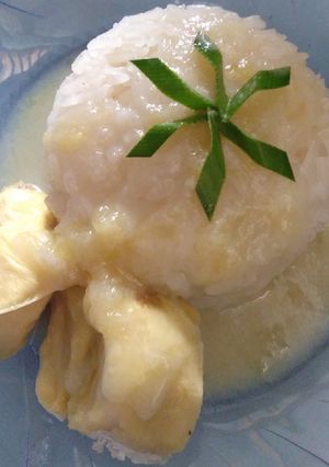 Foto resep Ketan Kuah Durian