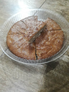 Una foto de Queque de plátano vegano, full rico