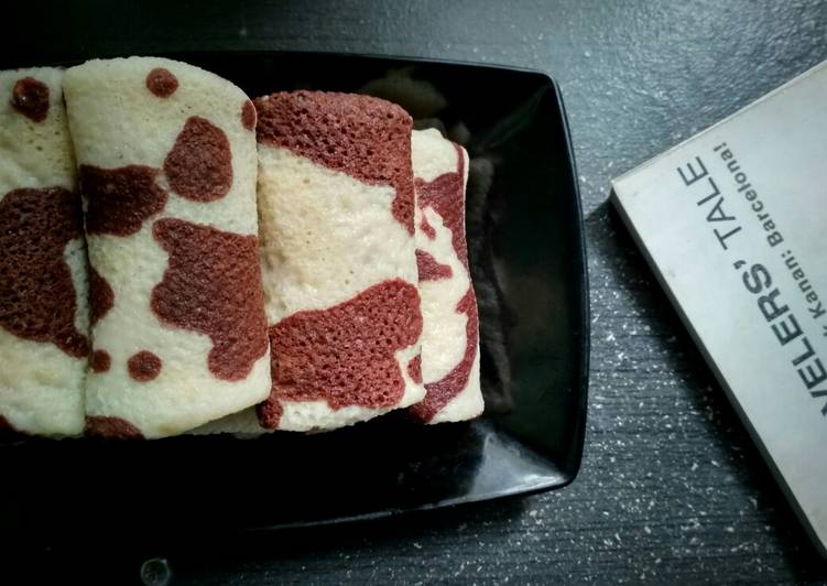 Olahan Dadar gulung motif | Cara Mengolah Dadar gulung motif Yang Lezat