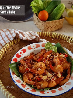 Foto resep Udang Goreng Bawang Sambal Embe khas Bali