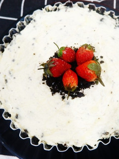 Foto resep No-Bake Oreo Cheesecake