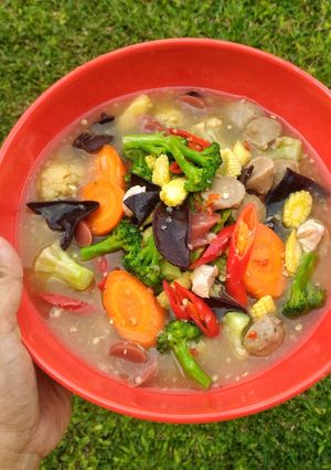 Foto resep Cap Cay Putih Kuah