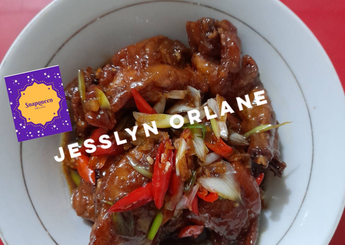 Ayam goreng mentega Jesslyn Orlane