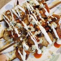 A picture of Buffalo Ranch Bacon Wrapped Shrimp.