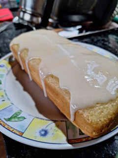 Una foto de Budín de limón 🍋 apto Aplv, sin huevo (vegano)