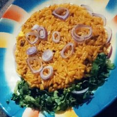 A picture of Jollof rice.