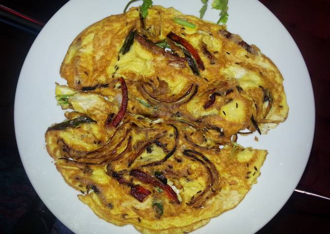 Spicy Omlette with Rappini