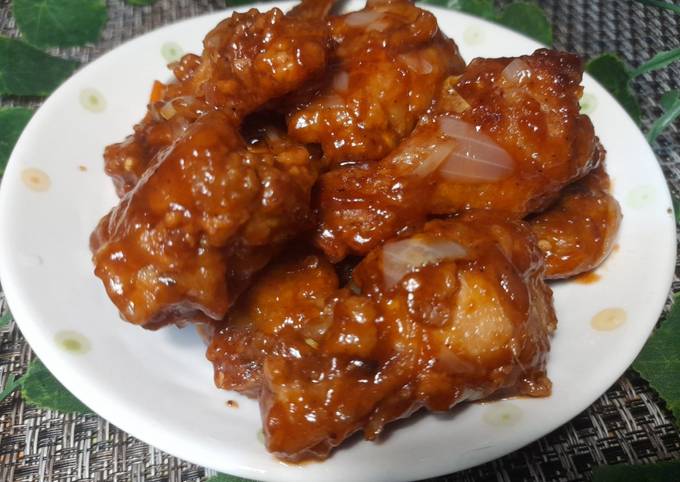 Chicken Wings Ala Wingstop, Spicy Sauce