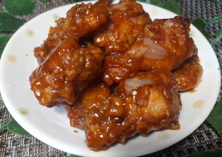 Cara menyiapkan Chicken Wings Ala Wingstop, Spicy Sauce , Enak Banget