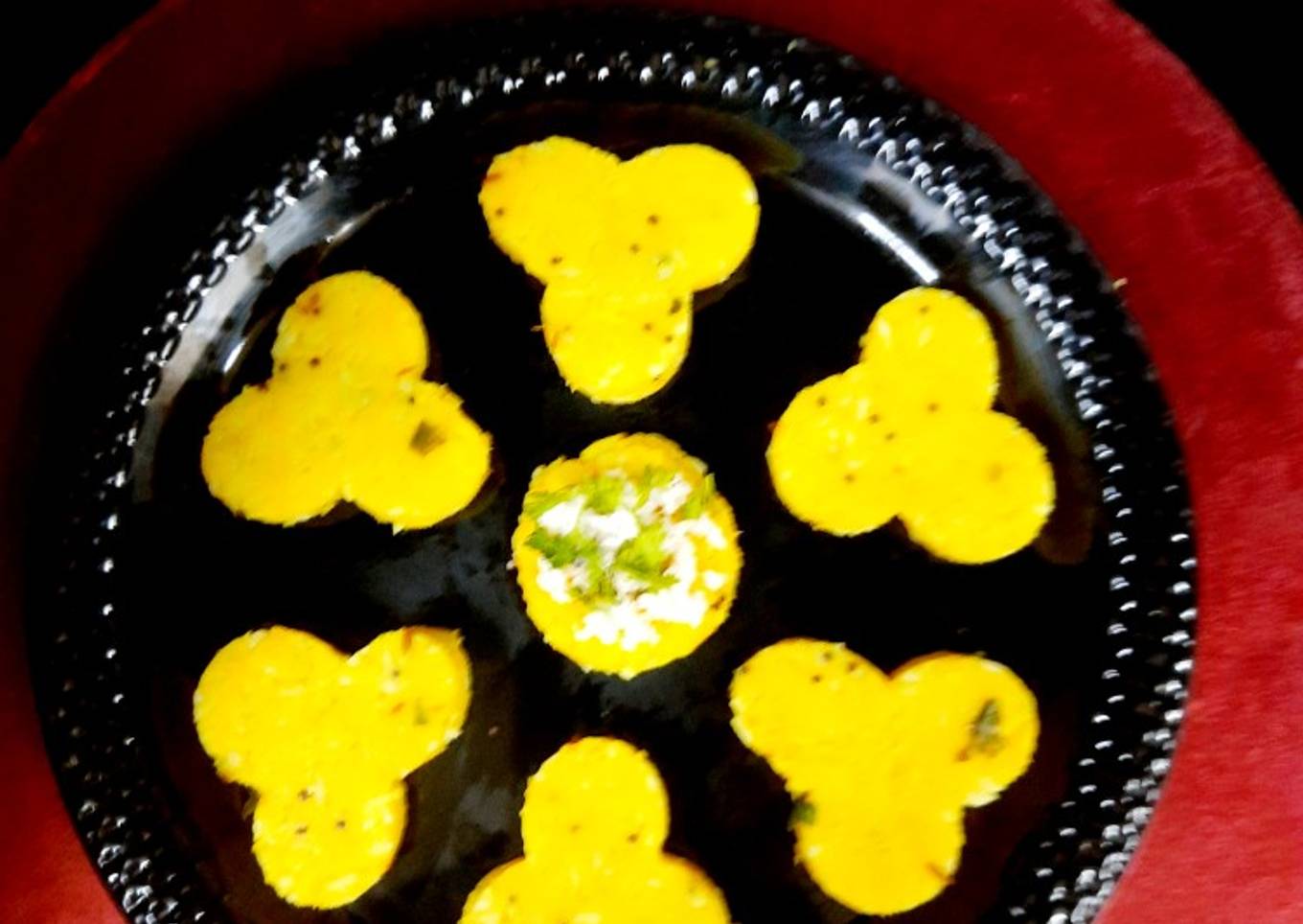 Cooked Rice Dhokla