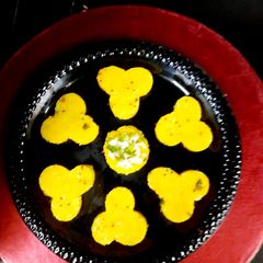 A picture of Cooked Rice Dhokla.