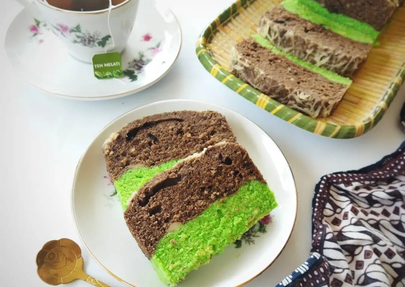 Bolu Tempe Oreo Pandan Keju Kukus