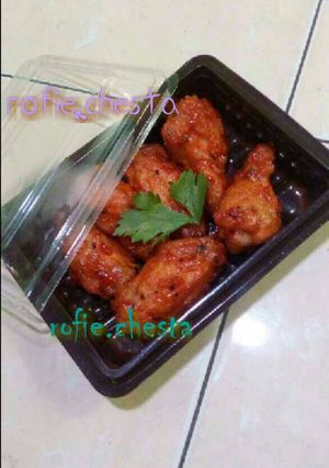 Foto resep Sayap ayam saos pedas lada hitam