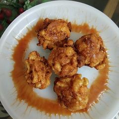 A picture of Macaroni pakoda.
