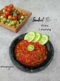 Sambal Rampai Khas Lampung