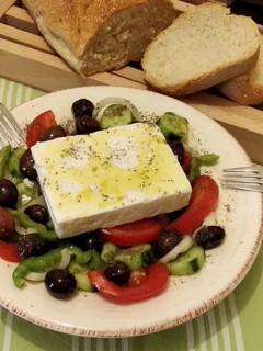 A picture of Greek Salad (Horiatiki).