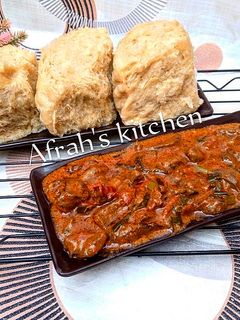 Alkubus da miyar gyada ainihin hoton girkin