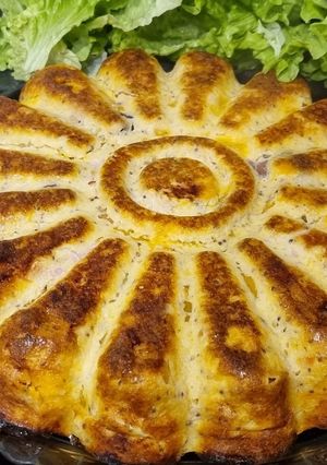 Une photo de Clafoutis aux légumes d'hiver léger
