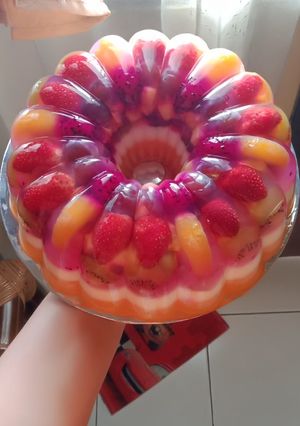 Foto resep Puding buah