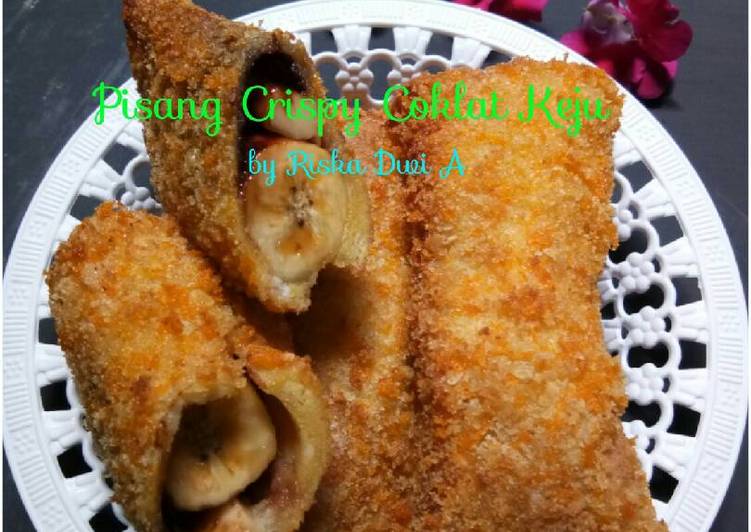 Pisang Crispy Coklat Keju