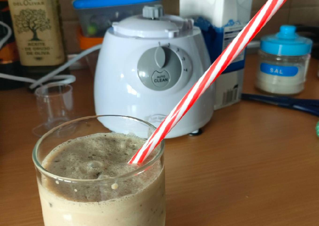 Batido de helado de café