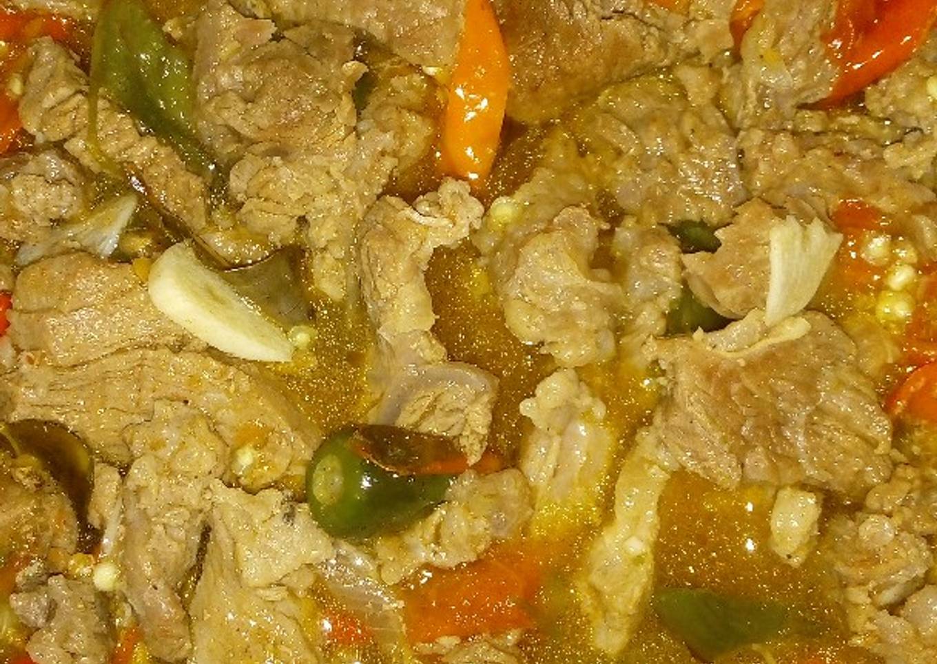 Oseng Pedas Daging Sapi