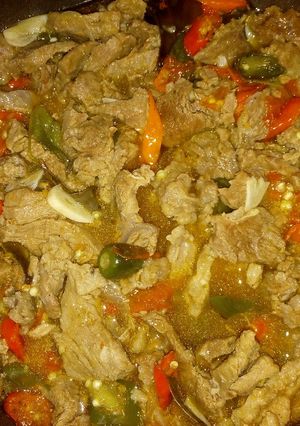 Foto resep Oseng Pedas Daging Sapi
