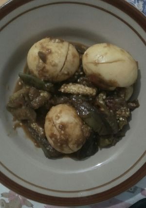 Foto resep Telur terong bumbu balado