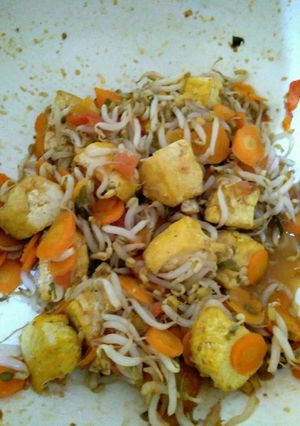 Foto resep Oseng toge tahu sederhana