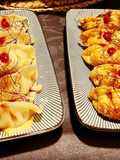 Gyozas de pollo en dos estilos