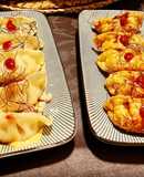 Gyozas de pollo en dos estilos