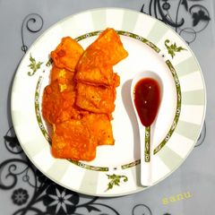 A picture of Bottle gourd Fritters.