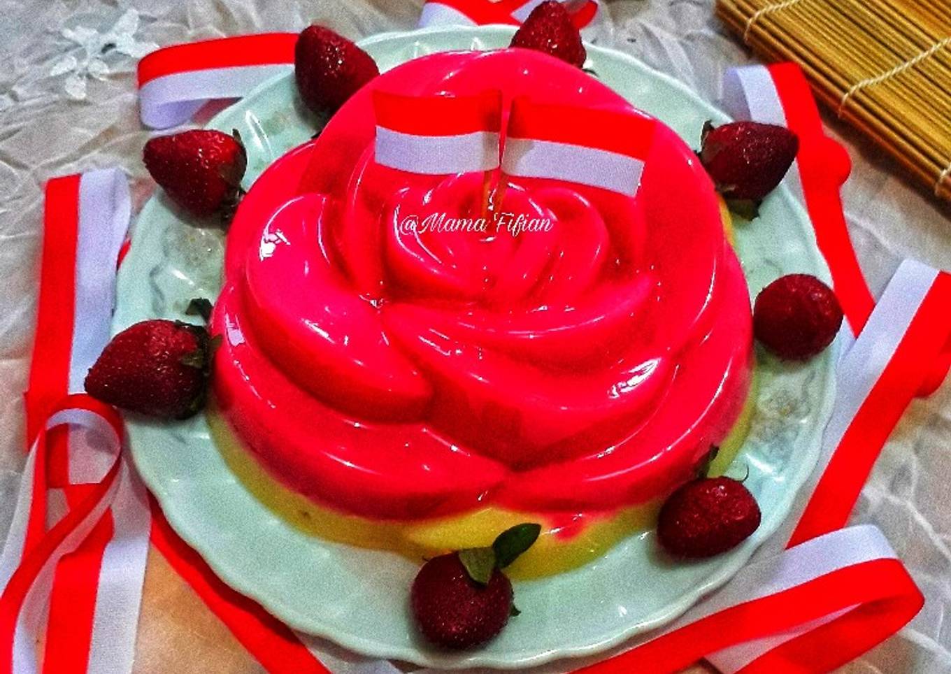 Puding Kentang Merah Putih