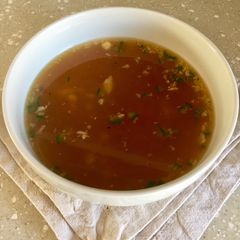 A picture of Nutritious Chicken & Sweetcorn Broth.