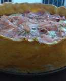 Torta pizza rellena