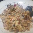 Oseng jantung pisang pedas