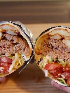 Una foto de Burgrito | Fusión de hamburguesa y burrito