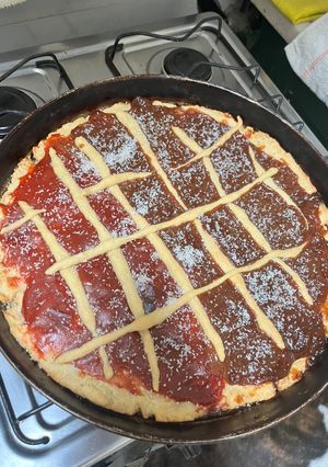 Una foto de Pasta Frola sin azúcar